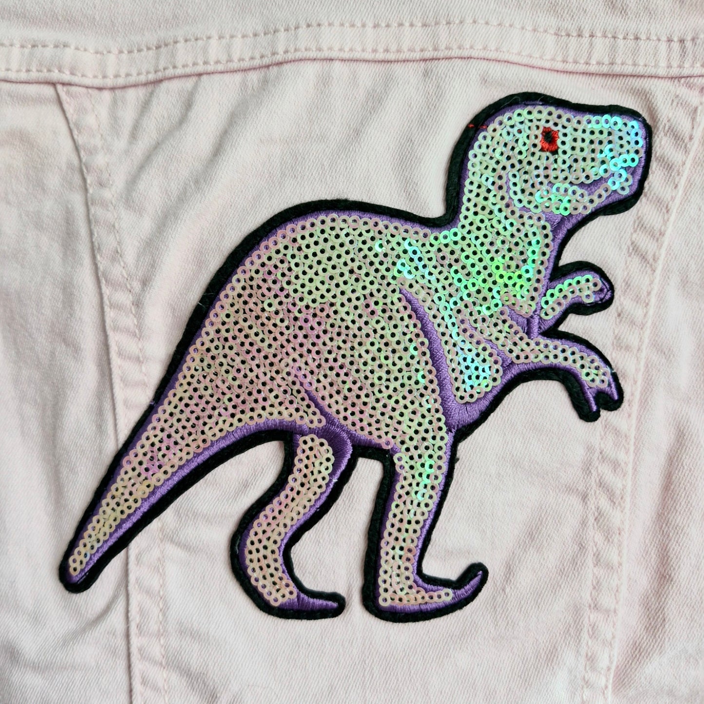 Kids Pink Dino Denim - Age 3 years