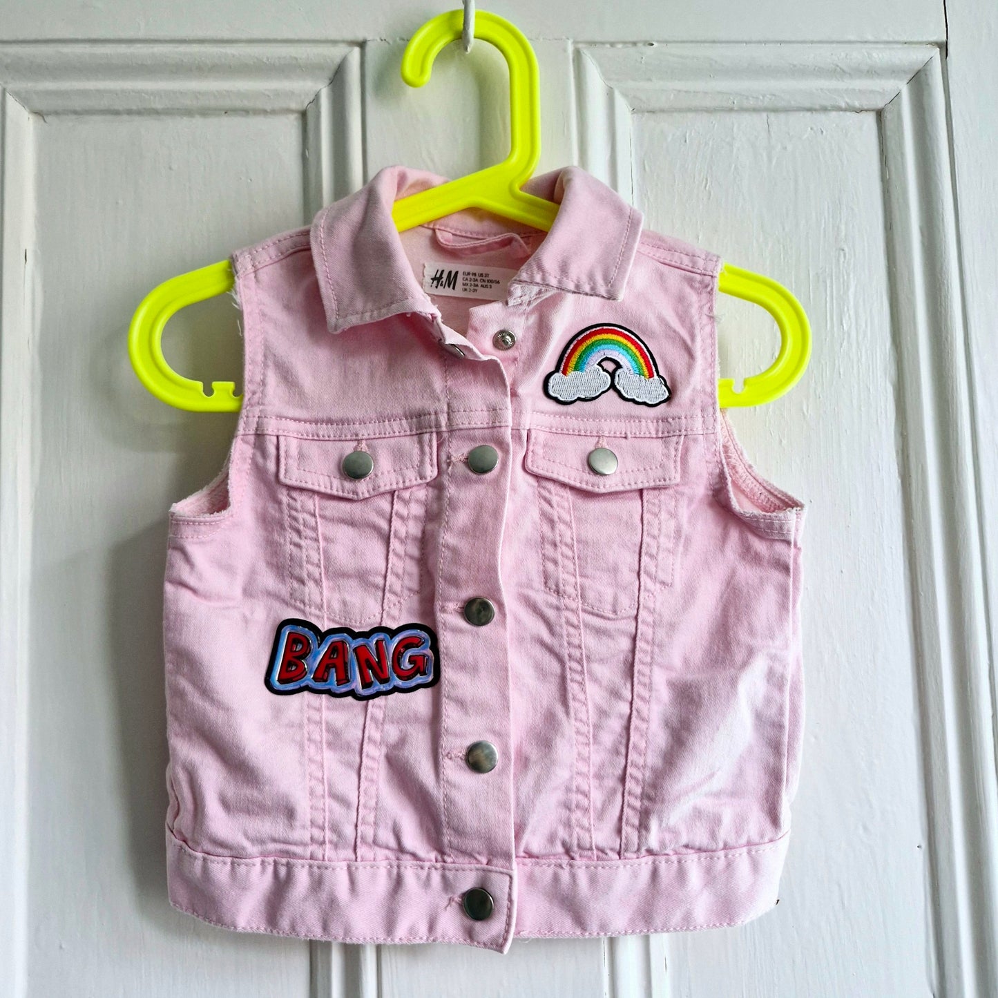 Kids Pink Dino Denim - Age 3 years