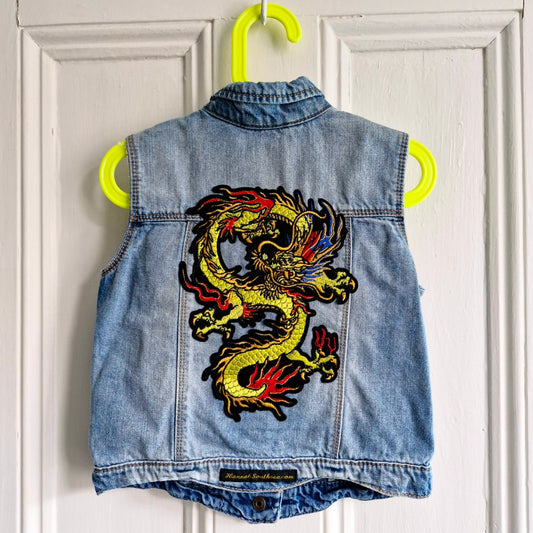 Kids Chinese Dragon Denim - Age 5 years