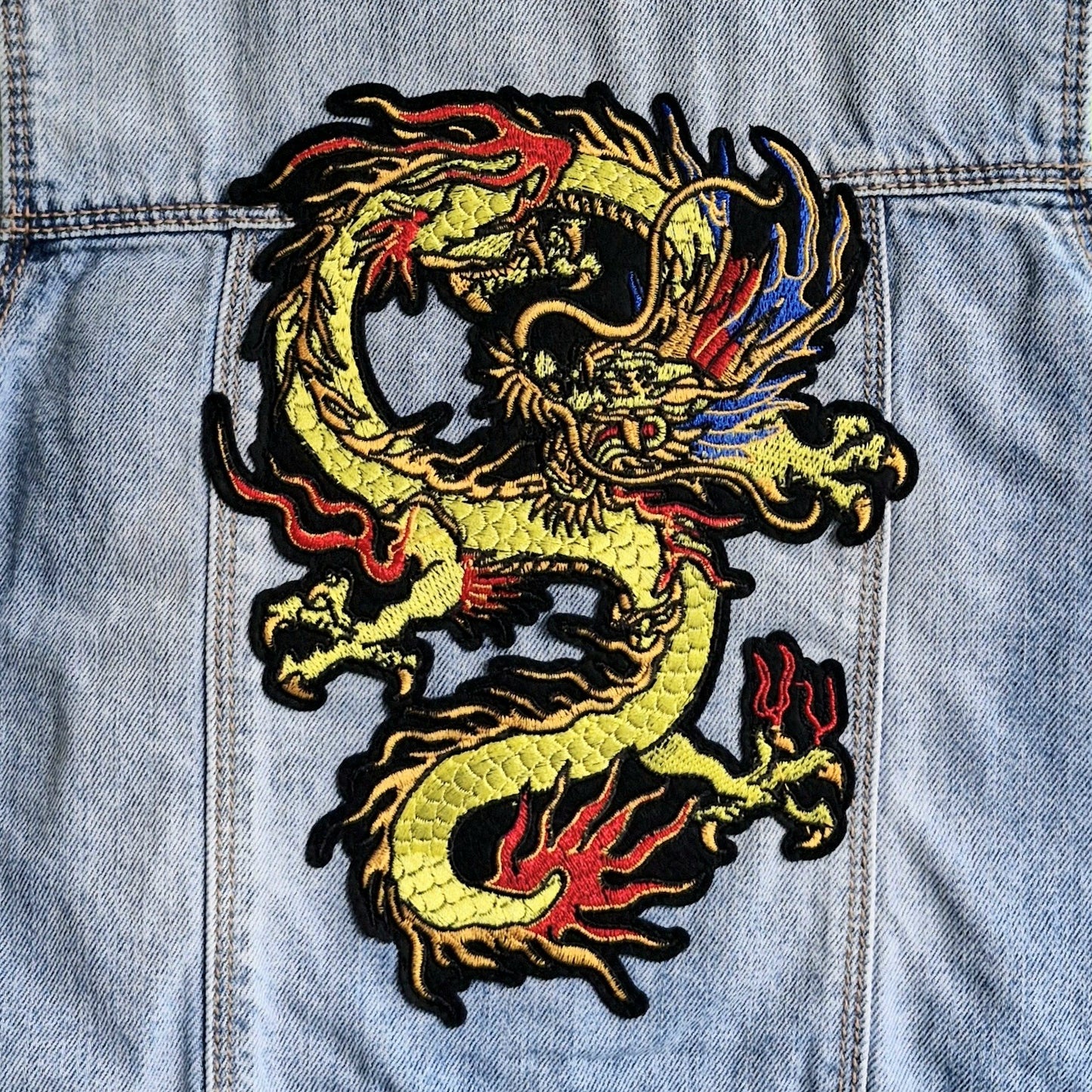 Kids Chinese Dragon Denim - Age 5 years