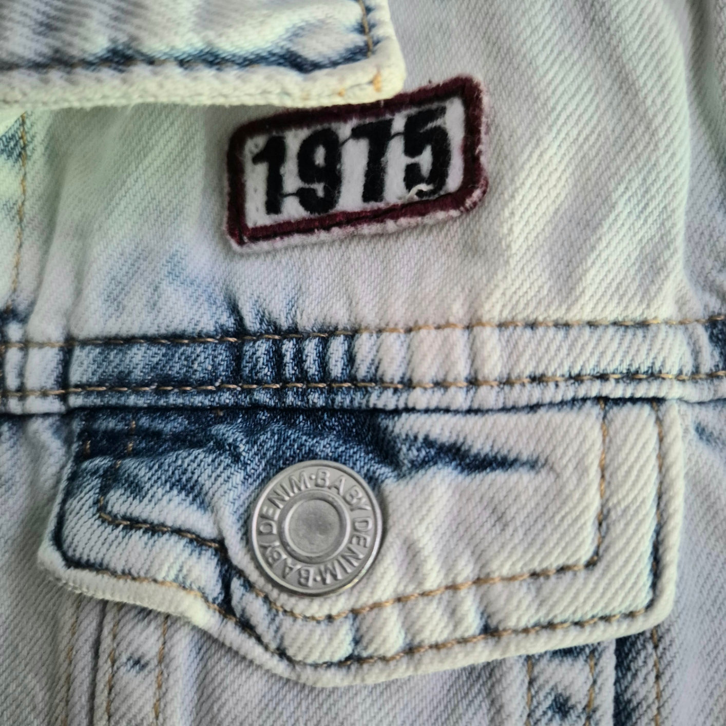 Age 3 - 4 Years Chinese Dragon Denim Festival Jacket