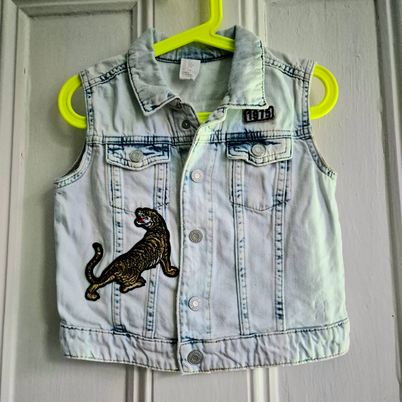 Age 3 - 4 Years Chinese Dragon Denim Festival Jacket