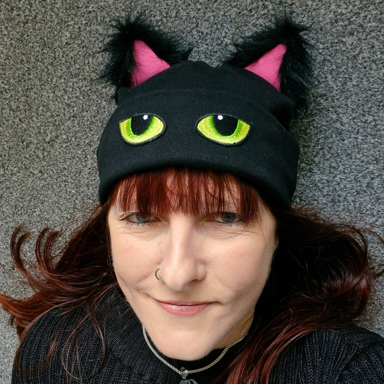 Organic Furry Ear Kitty Hat