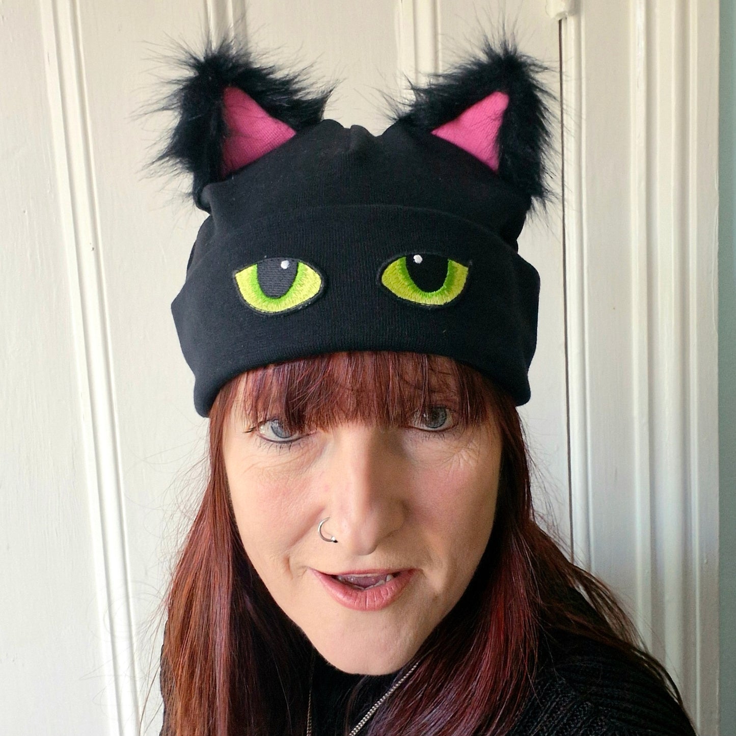 Organic Furry Ear Kitty Hat