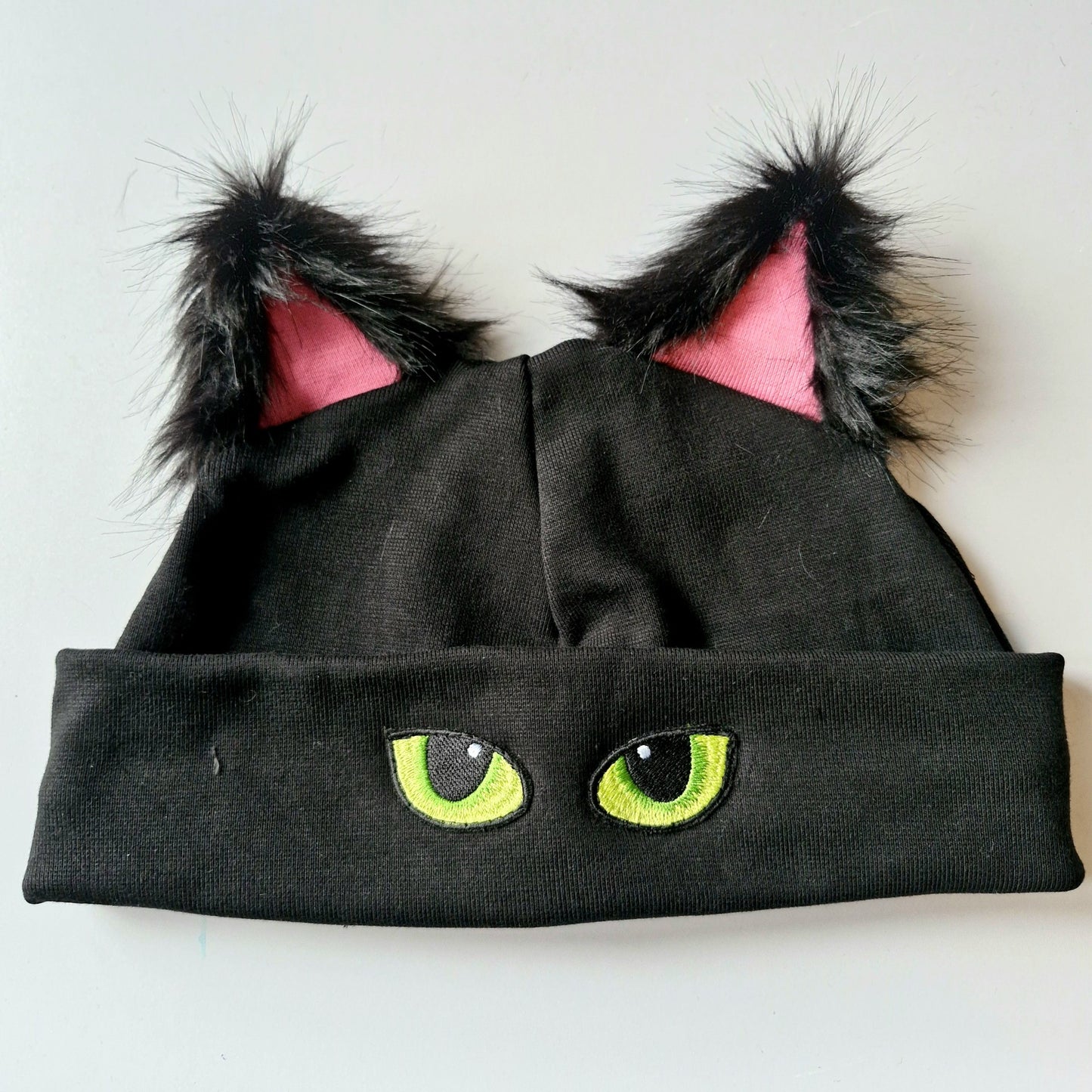 Organic Furry Ear Kitty Hat