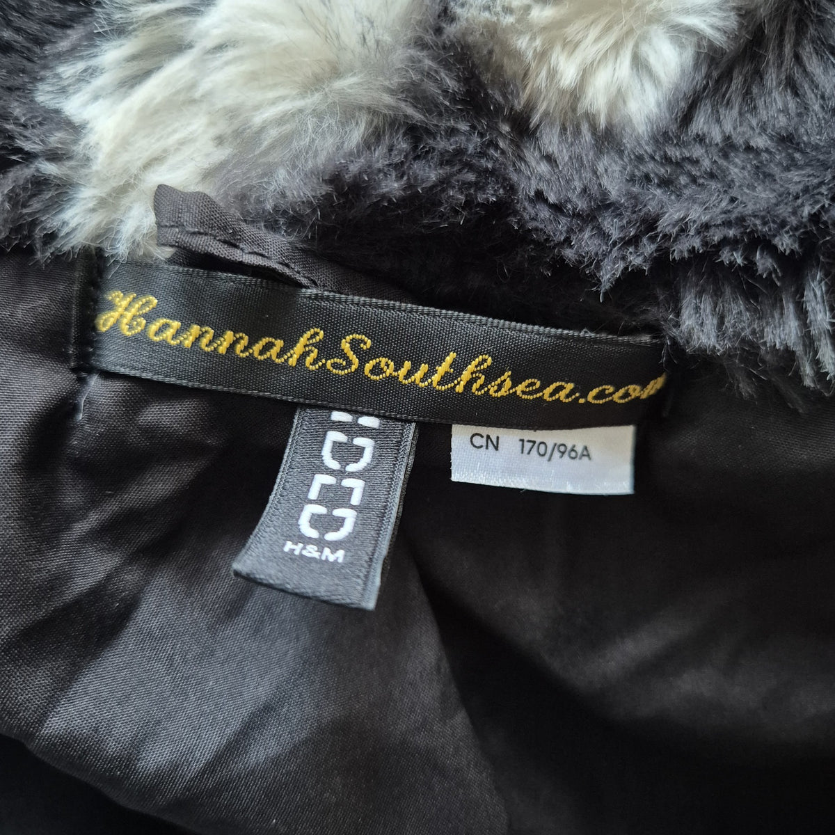 Houndstooth Bunny Coat - H&M M 14 -16