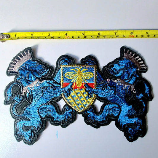 Lion & Bee Emblem Patch