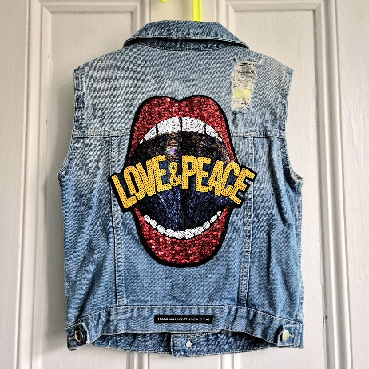 Love & Peace Large Patch - Sew On