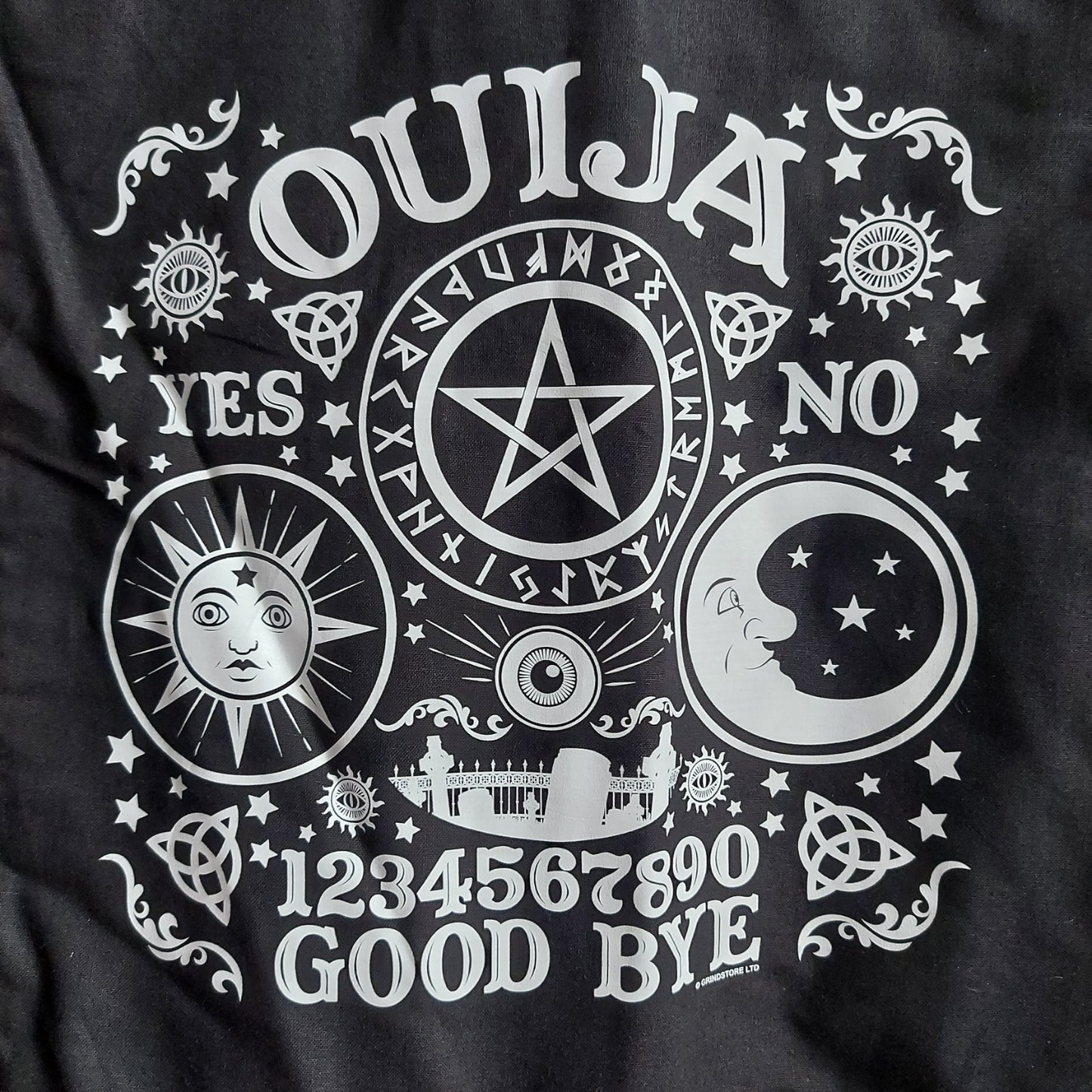 Ouija Board Denim Waistcoat - Size XL
