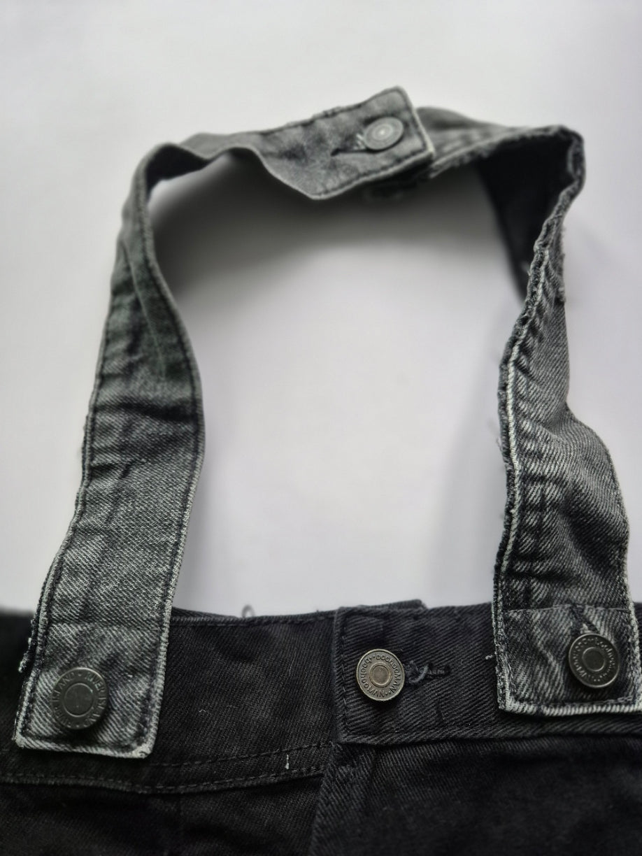 Glow Kitty Denim Tote Bag - Fuchsia Pink