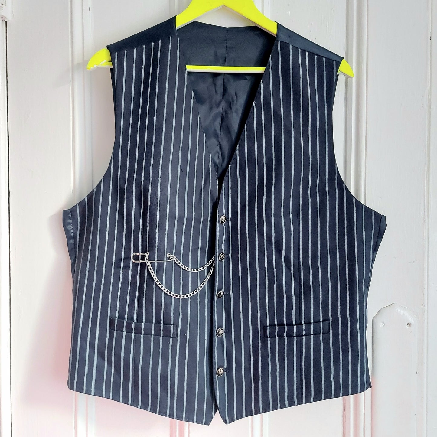 **SALE** Steampunk Pinstripe waistcoat - Size 16