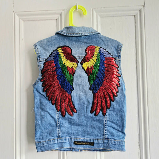 Kids Rainbow Wing Denim - Age 6 years