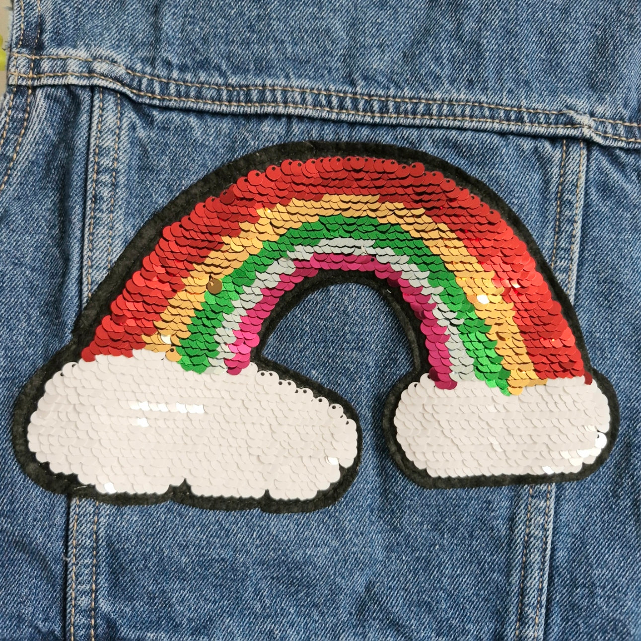 Kids Reversible Rainbow Battle Jacket - Age 6