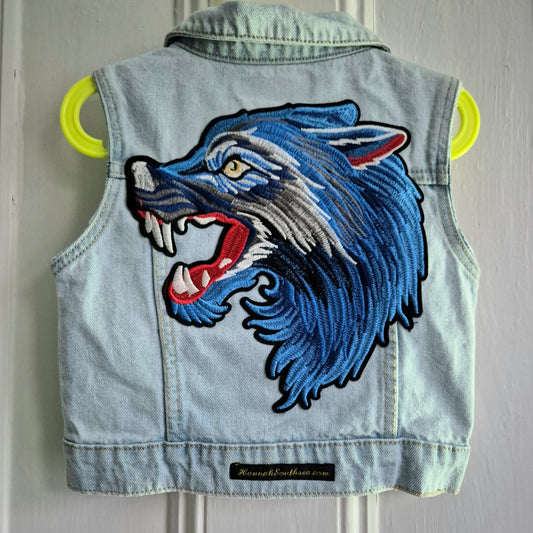 Age 7 - 8 Years Wolfie Denim Festival Jacket