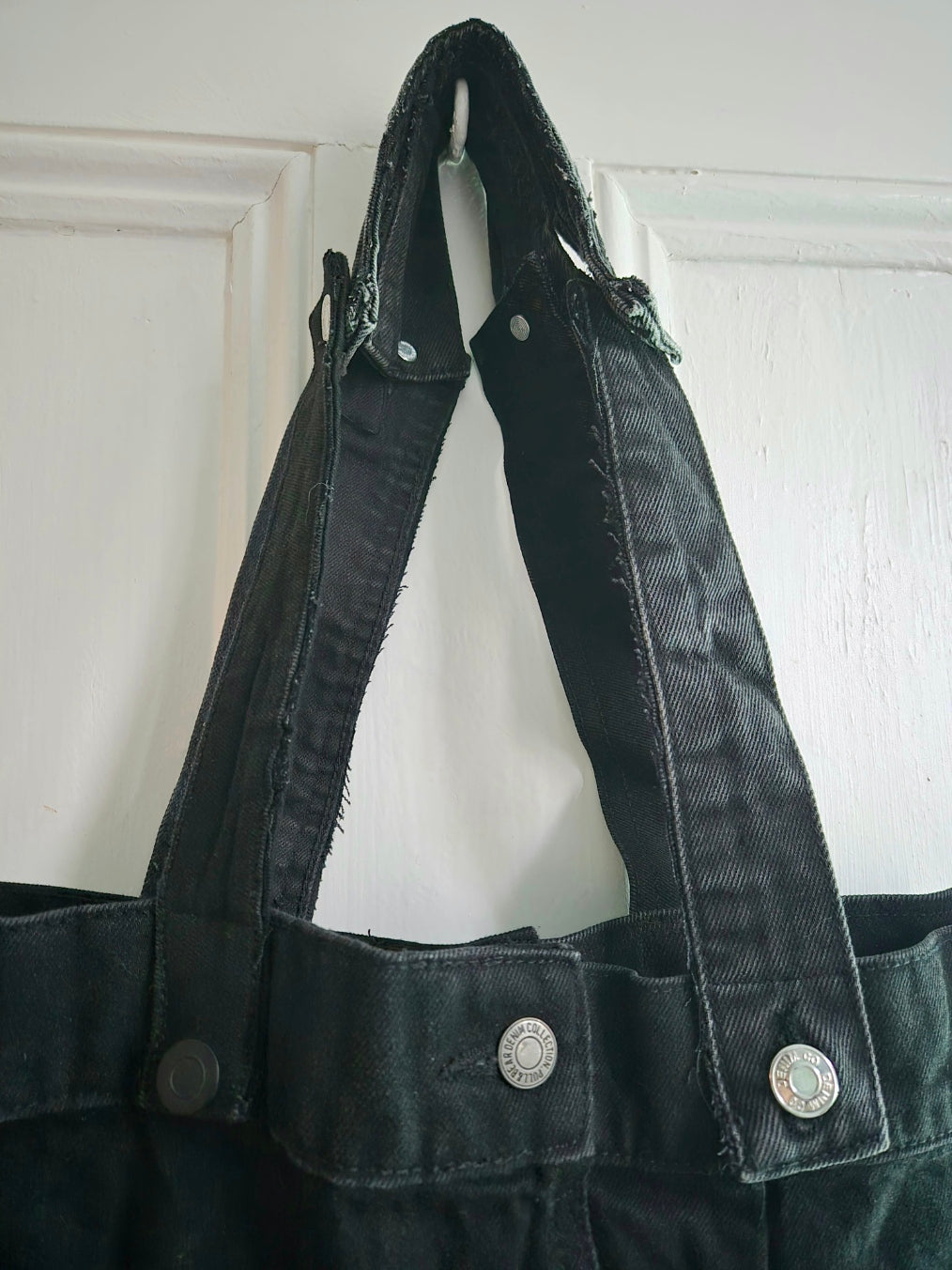 Glow Kitty Denim Tote Bag - Acid Yellow